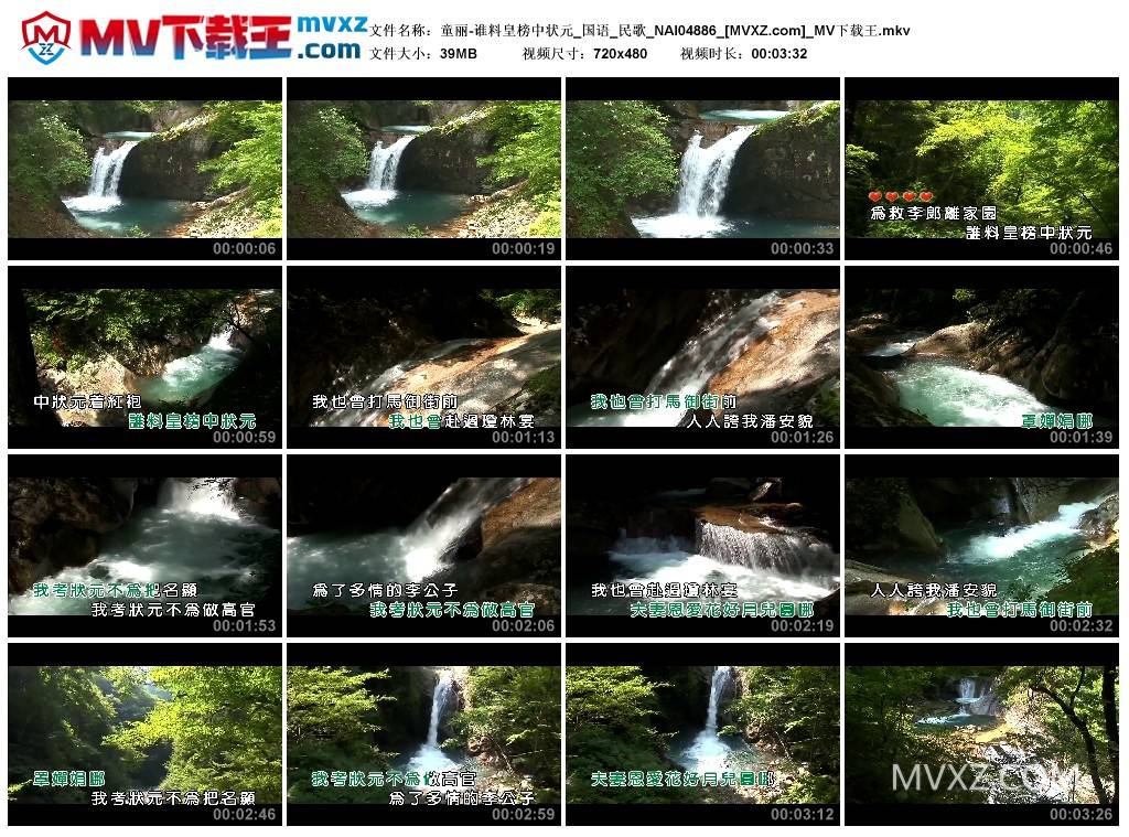 童丽-谁料皇榜中状元_国语_民歌_NAI04886